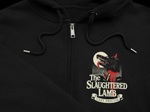 THE SLAUGHTERED LAMB (BREAST) - ZIP-UP HOODED TOP-5