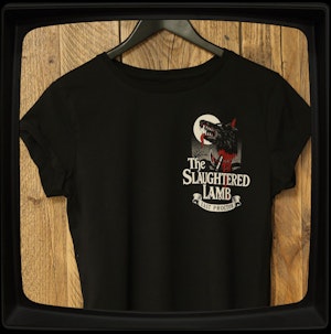 THE SLAUGHTERED LAMB (BREAST) - LADIES ROLLED SLEEVE T-SHIRT