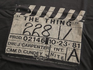 THE THING - CLAPPERBOARD FITTED T-SHIRT-3