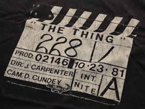 THE THING - CLAPPERBOARD VINTAGE T-SHIRT-3