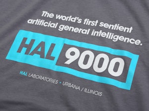 HAL 9000 (GREY) - SOFT JERSEY T-SHIRT-2