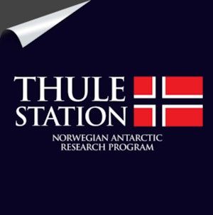 THULE STATION - STICKER