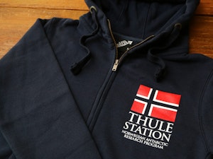THULE STATION - PEACH FINISH ZIP-UP HOODED TOP-3
