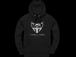 TYRELL CORP. 2019 (SILVER INK) - PEACH FINISH HOODED TOP-2