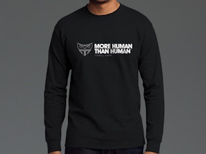 MORE HUMAN THAN HUMAN - LONG SLEEVE T-SHIRT-2