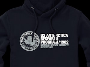 US ANTARCTICA RESEARCH PROGRAM 1982 - PEACH FINISH HOODED TOP-3