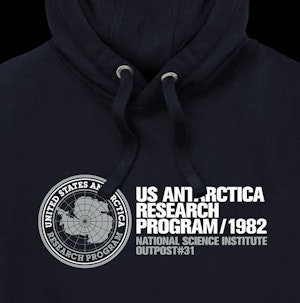 US ANTARCTICA RESEARCH PROGRAM 1982 - PEACH FINISH HOODED TOP
