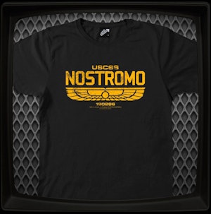 USCSS NOSTROMO (YELLOW INK) - SOFT JERSEY T-SHIRT