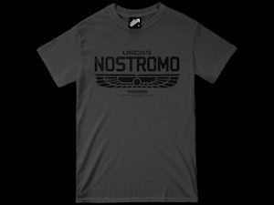 USCSS NOSTROMO (BLACK INK) - REGULAR T-SHIRT-4