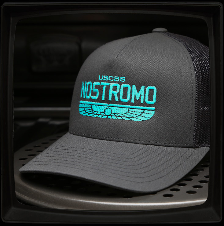 Alien Nostromo USCSS Patch Hat – Navy Blue Adjustable Cap, Movie Appliqué, Unisex