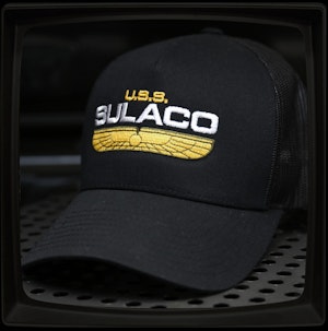 U.S.S. SULACO (EMBROIDERED) - SNAPBACK TRUCKER CAP