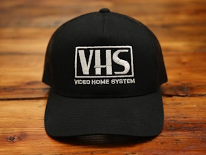 VIDEO HOME SYSTEM (EMBROIDERED) - SNAPBACK TRUCKER CAP-3