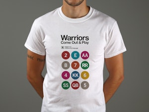 WARRIORS COME OUT AND PLAY (WHITE) - REGULAR T-SHIRT-4