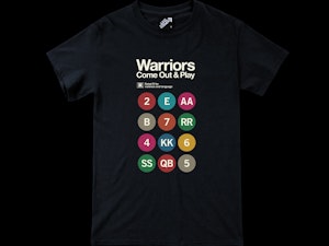WARRIORS COME OUT AND PLAY (BLACK) - REGULAR T-SHIRT-2