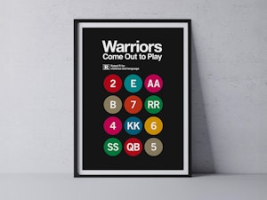 WARRIORS COME OUT TO PLAY - A4 PRINT-2