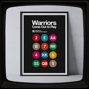 WARRIORS COME OUT TO PLAY - A4 PRINT
