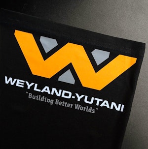 WEYLAND-YUTANI (LARGE PRINT) - FULL COLOUR BUFF