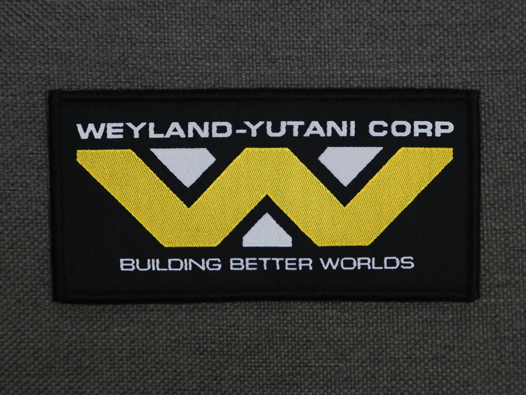 Hook Fastener Alien Movie Weyland-Yutani Corporation Logo Patch by Titan One Europe 