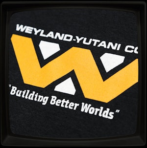 WEYLAND-YUTANI (BREAST PRINT) - REGULAR T-SHIRT