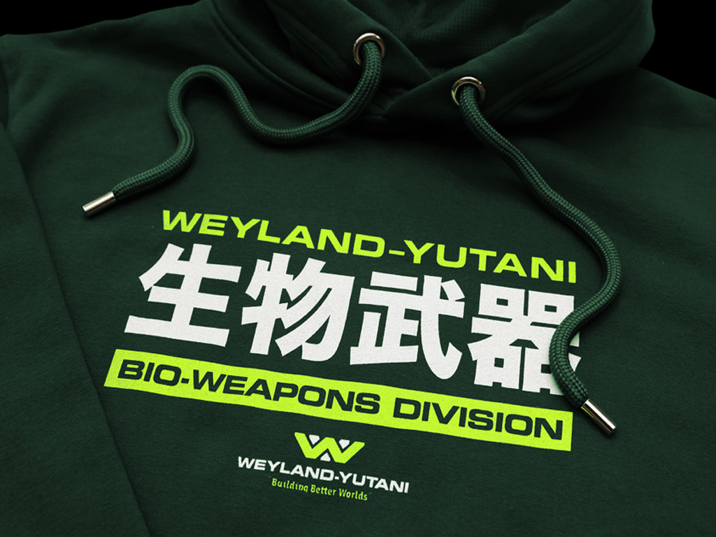 WEYLAND-YUTANI BIO-WEAPONS DIVISION - ORGANIC HOODED TOP | Last