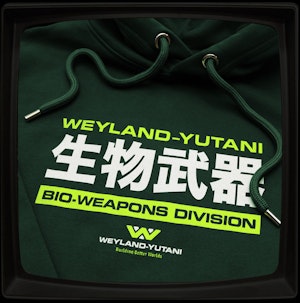 WEYLAND-YUTANI BIO-WEAPONS DIVISION - ORGANIC HOODED TOP