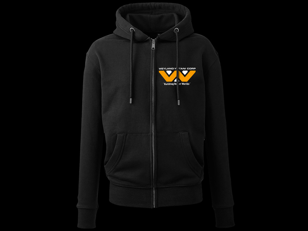 WEYLAND-YUTANI - BUILDING BETTER WORLDS - ZIP-UP HOODED TOP | Last