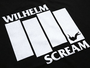 WILHELM SCREAM (BLACK) - SOFT JERSEY T-SHIRT-2