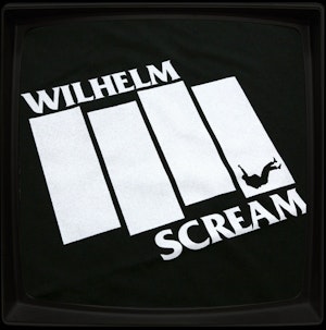 WILHELM SCREAM (BLACK) - SOFT JERSEY T-SHIRT