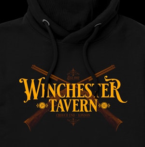 WINCHESTER TAVERN - PEACH FINISH HOODED TOP