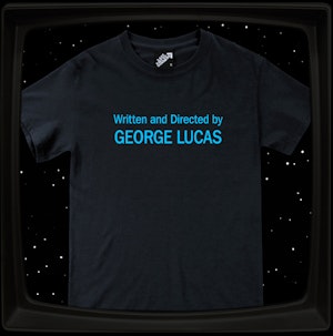WRITTEN AND DIRECTED BY GEORGE LUCAS - REGULAR T-SHIRT