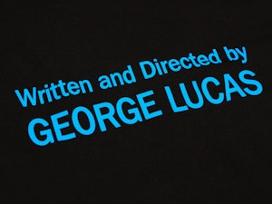 WRITTEN AND DIRECTED BY GEORGE LUCAS - SOFT JERSEY T-SHIRT-2