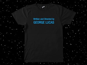 WRITTEN AND DIRECTED BY GEORGE LUCAS - SOFT JERSEY T-SHIRT-3