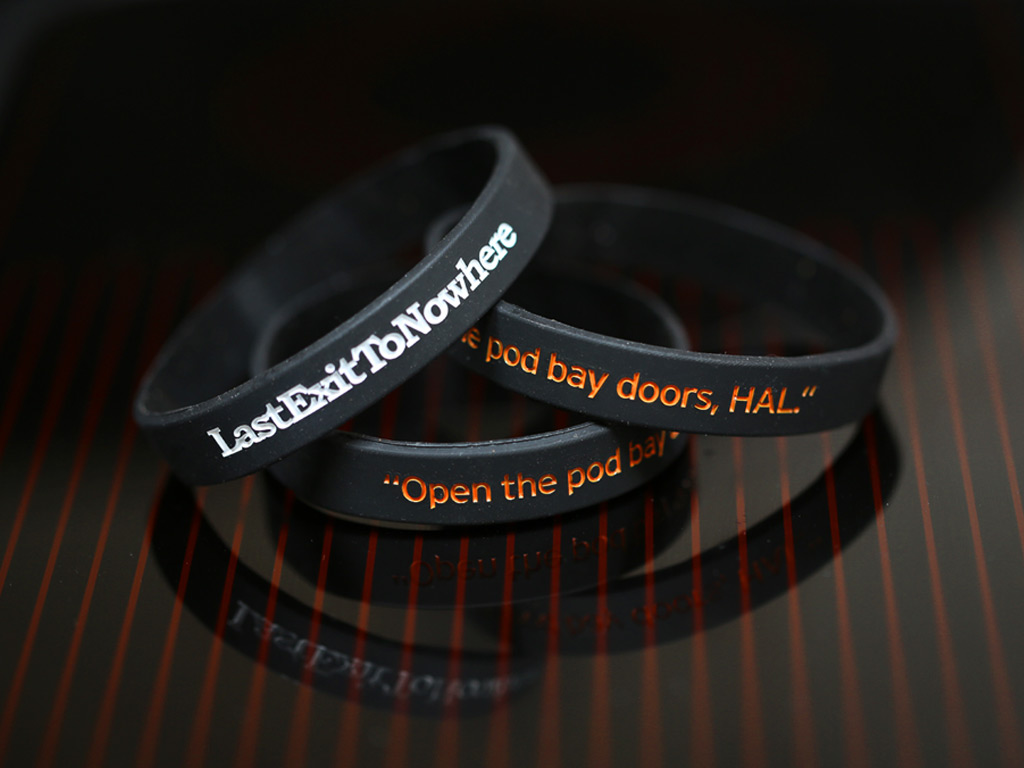 OPEN THE POD BAY DOORS, HAL - WRISTBAND | Last Exit to Nowhere