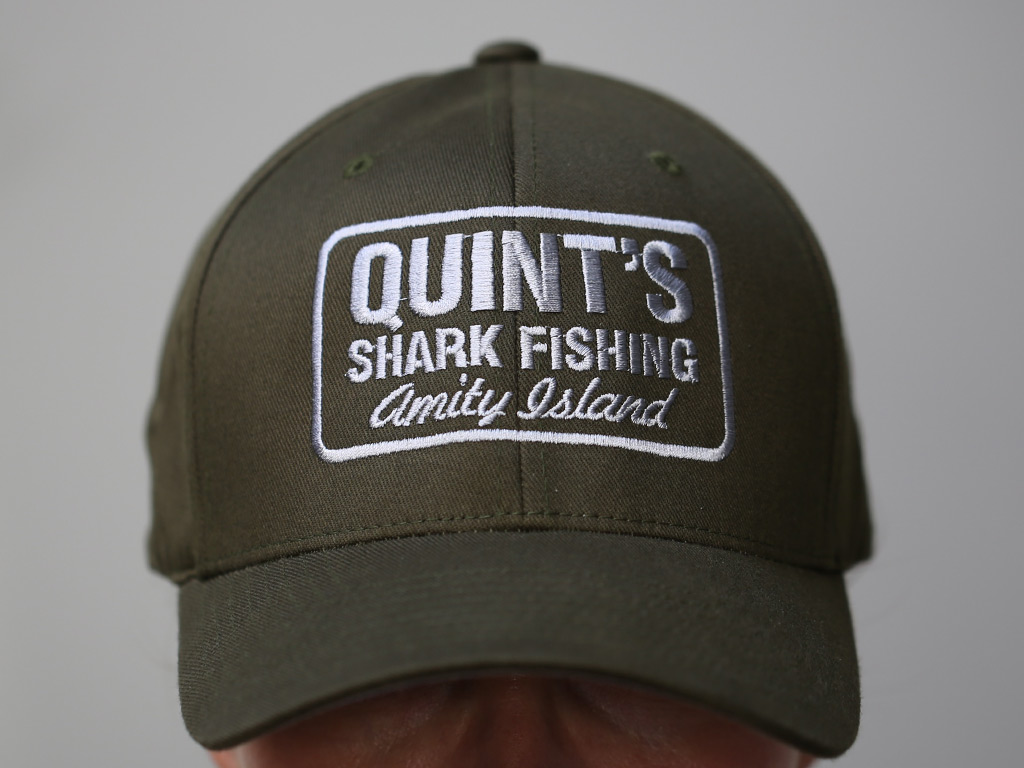 Quints Shark Fishing Jaws Unisex Adult Baseball Caps Adjustable Sandwich Caps Jeans Caps Adjustable Denim Trucker Cap 