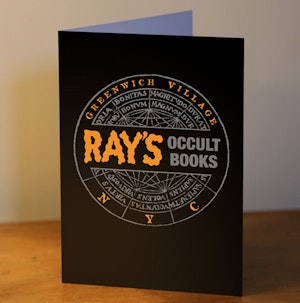RAY'S OCCULT BOOKS - GREETING CARD